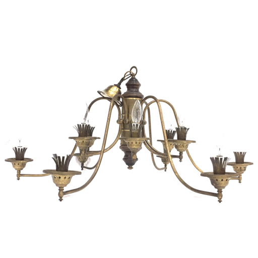 ヤワギワ シャンデリア ブロンズ 照明器具 YAMAGIWA インテリア